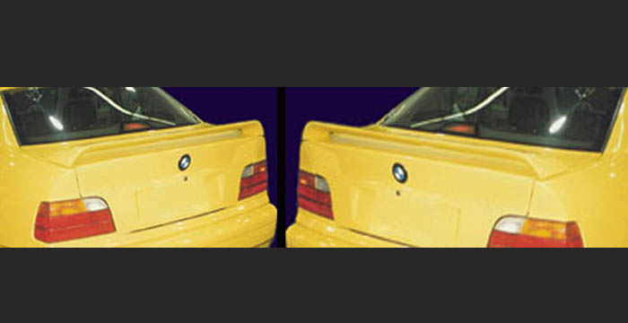 Custom BMW 3 Series Trunk Wing  Coupe & Sedan (1992 - 1998) - $219.00 (Manufacturer Sarona, Part #BM-003-TW)